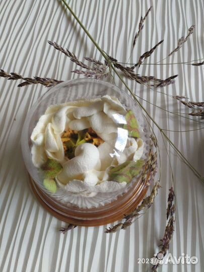 Десерт цветы из зефира