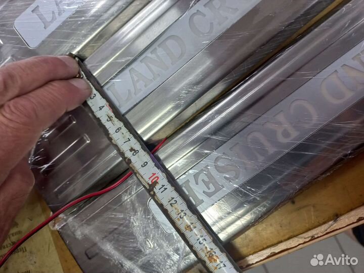 Накладки на дверные пороги Land cruiser 200