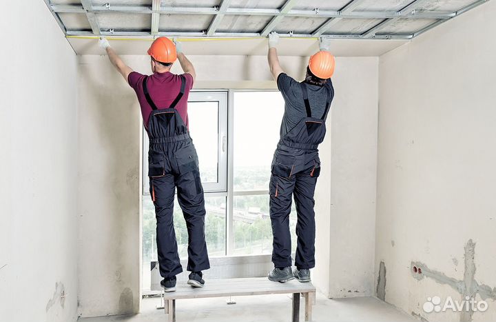 Гипсокартонщик вахта/питание/проезд/проживание