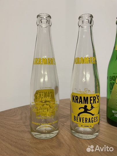 Бутылки винтажные США