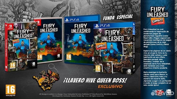 Fury Unleashed. Bang Edition Nintendo Switch, русс