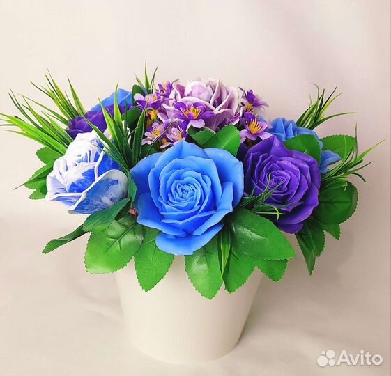 Букет цветов из мыла