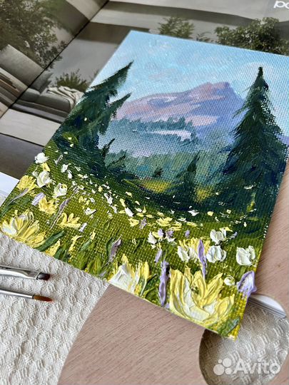 Картина маслом пейзаж