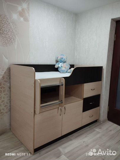 Детская кроватка чердак