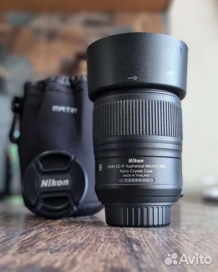 Объектив Nikon Micro Nikkor 60mm f/2.8G ED