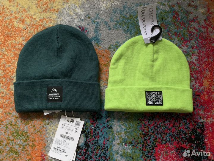 Шапки на мальчика Zara 6-9 лет