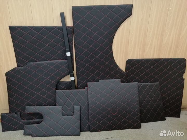 Обивка салона УАЗ 452 Буханка прошивка в ромб