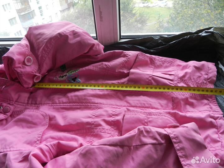 Куртка демисезонная на девочку Кико (флис,капюшон)