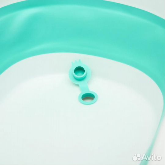 Ванночка детская складная, цвет зеленый