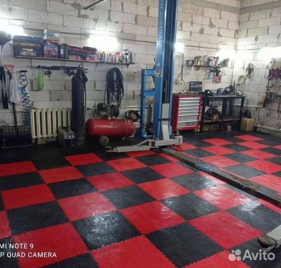 Модульная плитка пвх в фитнес зал