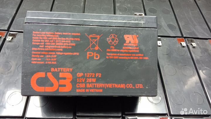 Аккумулятор для ибп 12v 7,2Ah