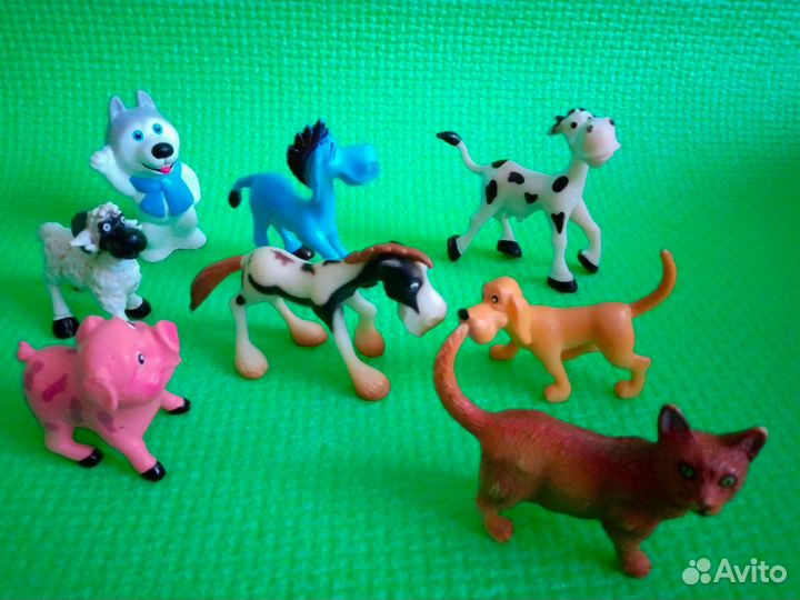 Игрушки. Дикие и домашние животные