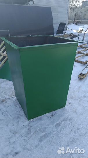 Мусорный контейнер металлический 0.75(т б о)