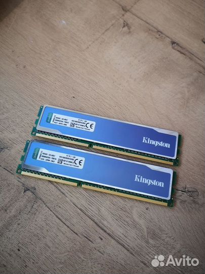 Оперативная память Kingston ddr3 8 gb 1600Гц, 2шт