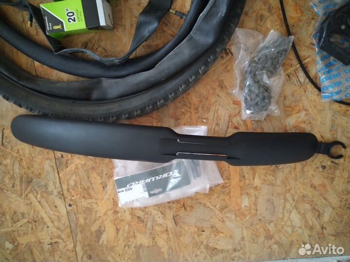 Покрышки камеры седло крылья тормоза педали и др