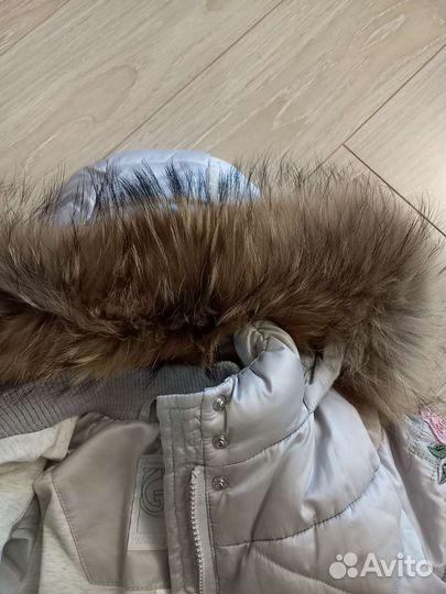 Зимний костюм для девочки 86