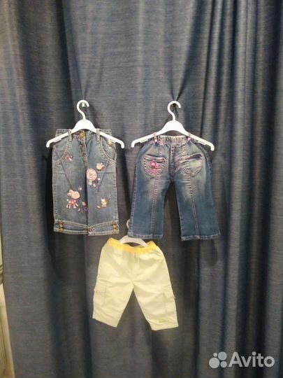 Детские вещи пакетом для девочек 1-1.5г