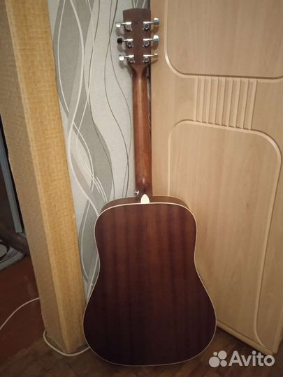 Акустическая гитара cort, массив (дредноут) новая