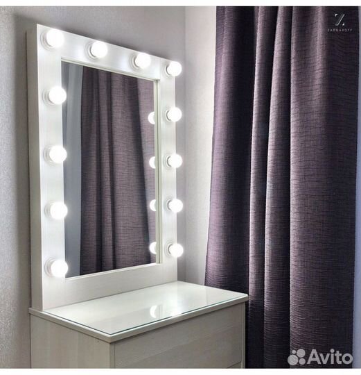 Туалетный столик для макияжа + гримёрное зеркало