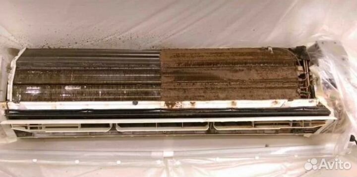 Чистка ремонт мотаж кондиционеров