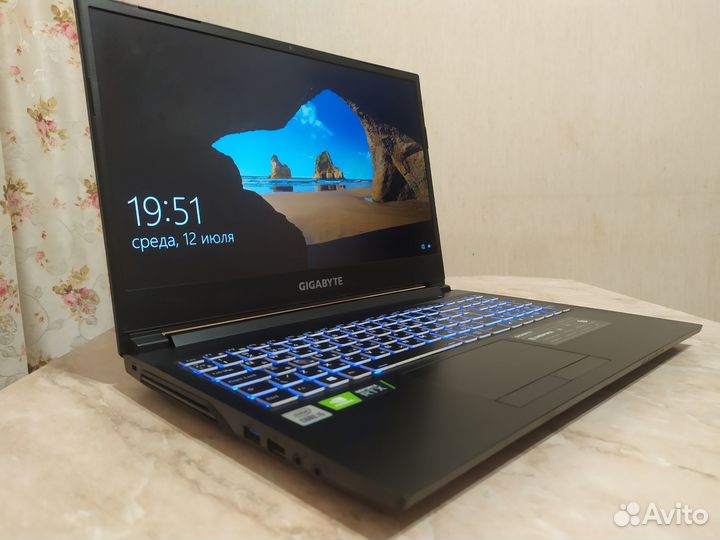 Ноутбук gigabyte G5 KC i5, RTX3060, 15.6, черный