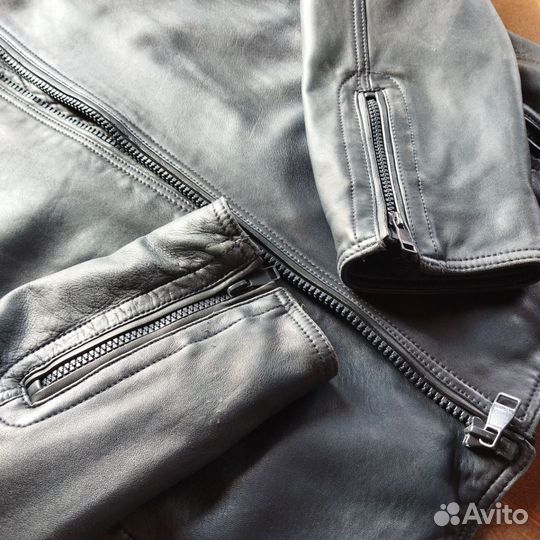 Кожаная куртка мужская