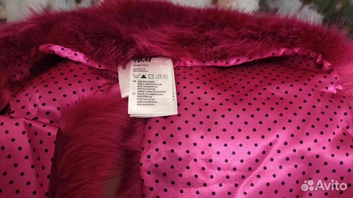 Снуд меховой для девочки