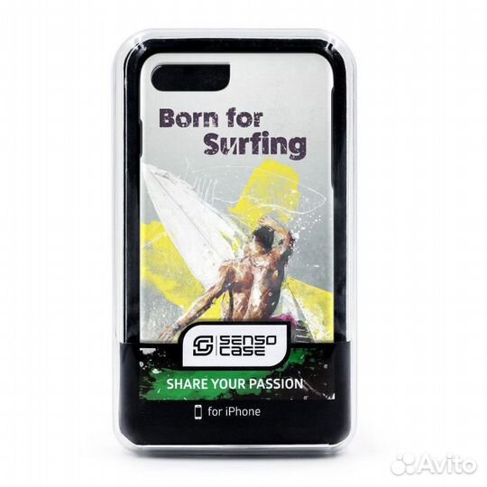 Чехол Sensocase для iPhone 7 Plus со стеклом плас