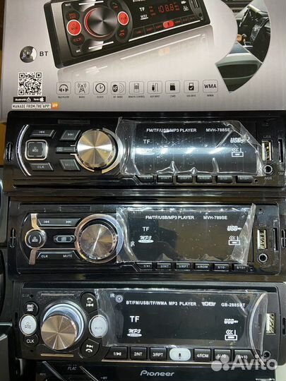 Магнитола Pioneer bluetooth/USB/AUX/FM