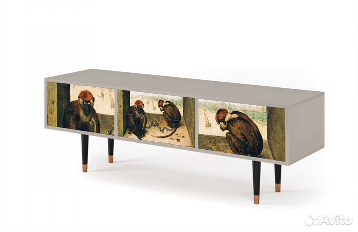 Тв-тумба T4 - Сатин - Two Monkeys