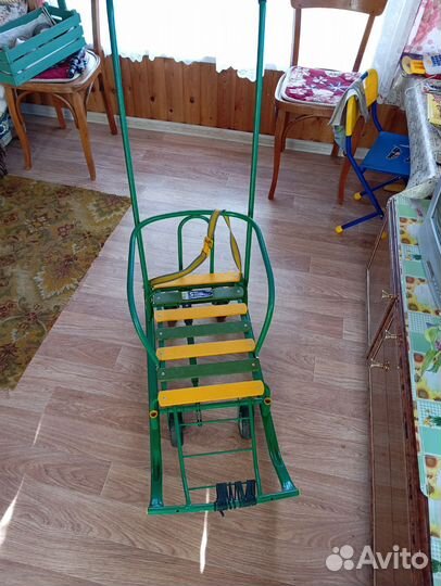 Детские санки коляска