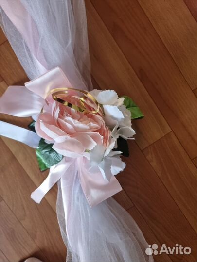 Украшения для свадьбы на машину