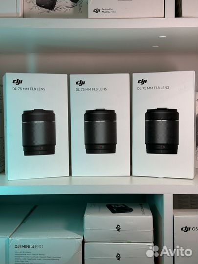 Объектив DJI DL 75mm F1.8 для Inspire 3