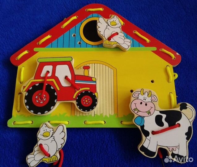 Деревянная шнуровка «Ферма»