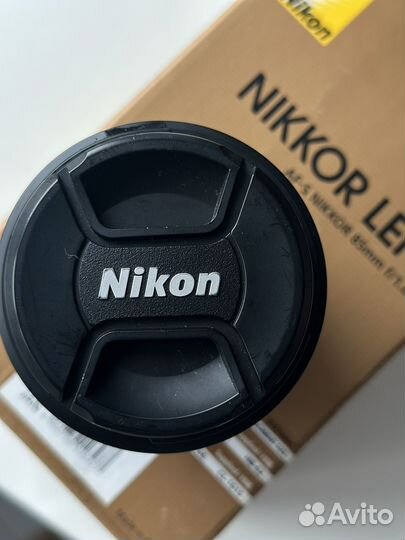 Объектив nikon 85mm 1,8g af-s