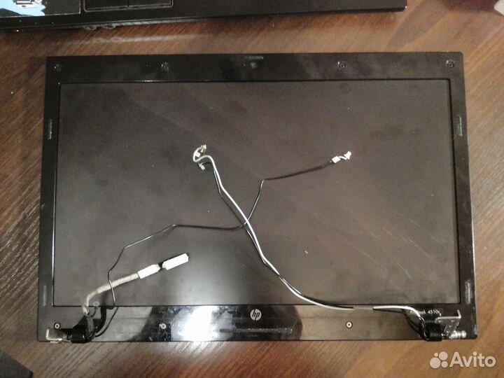 Крышка ноутбука HP ProBook 4510s с петлями