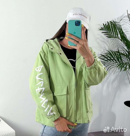 Ветровка куртка джинсовая 46 размер