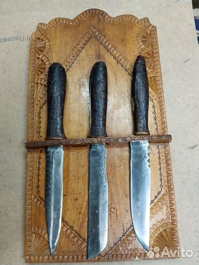 Набор кухонных ножей ручной работы