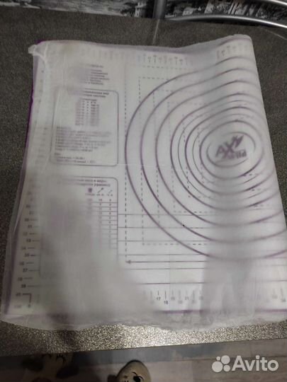 Силиконовый коврик для теста