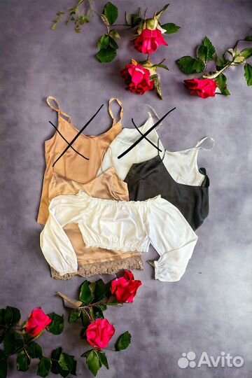Топы в бельевом стиле