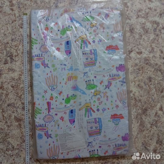 Новый Матрасик с наволочкой в кроватку 4369