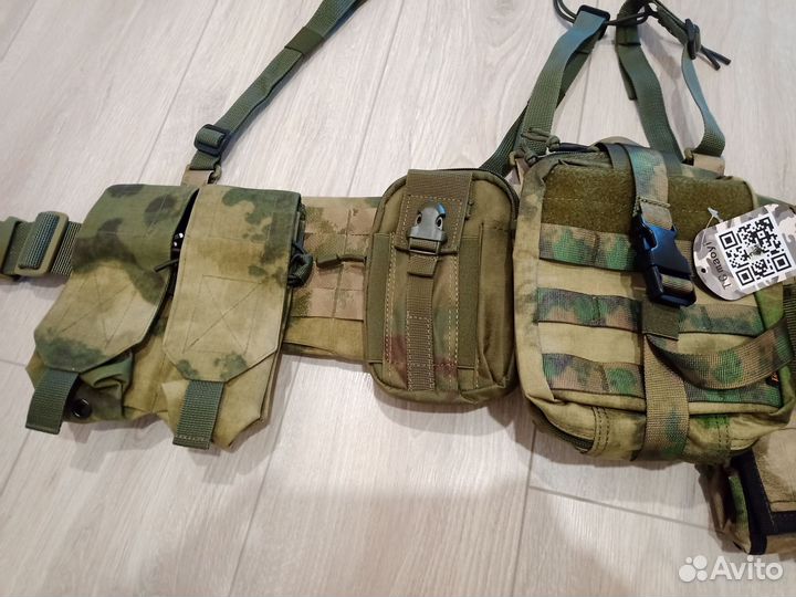 Разгрузочный пояс с подсумками варбелт рпс мох