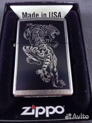 Зажигалка бензиновая zippo 207 Tigre