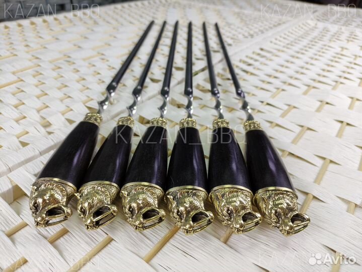 Набор шампуров подарочный