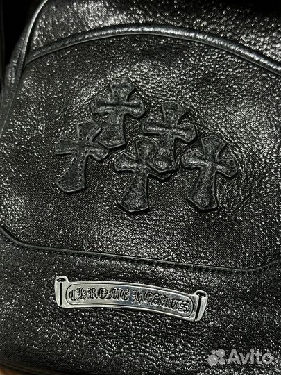 Сумка chrome hearts натуральная кожа