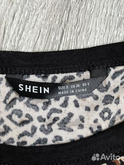 Футболка леопардовая shein