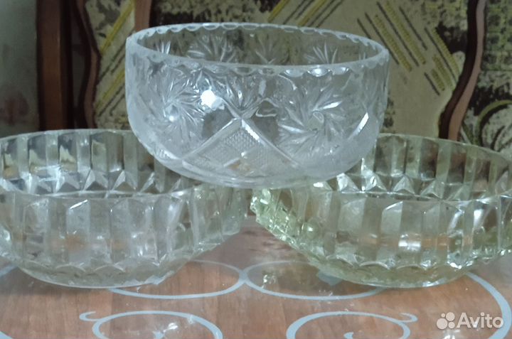 Конфетница. Пепельница хрусталь СССР