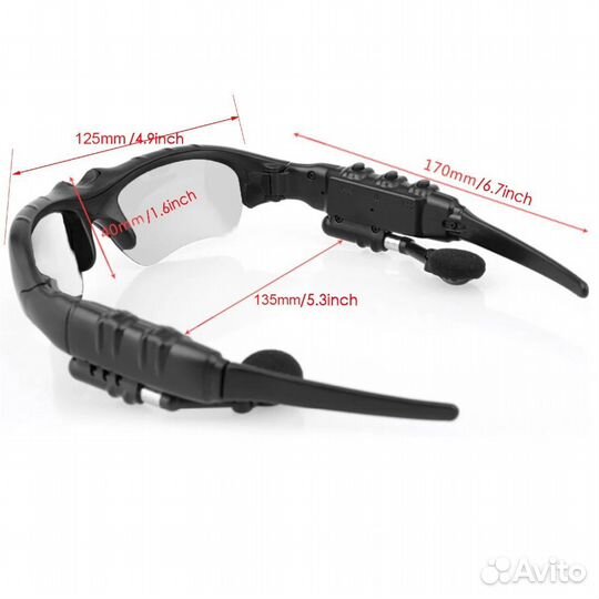 Очки солнцезащитные с Bluetooth гарнитурой