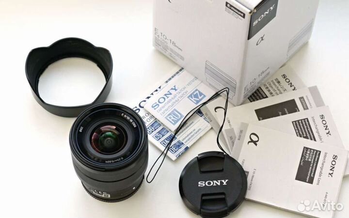 Объектив sony 10-18mm f4.0