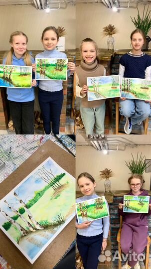 Мастер-классы по акварели, уроки рисования